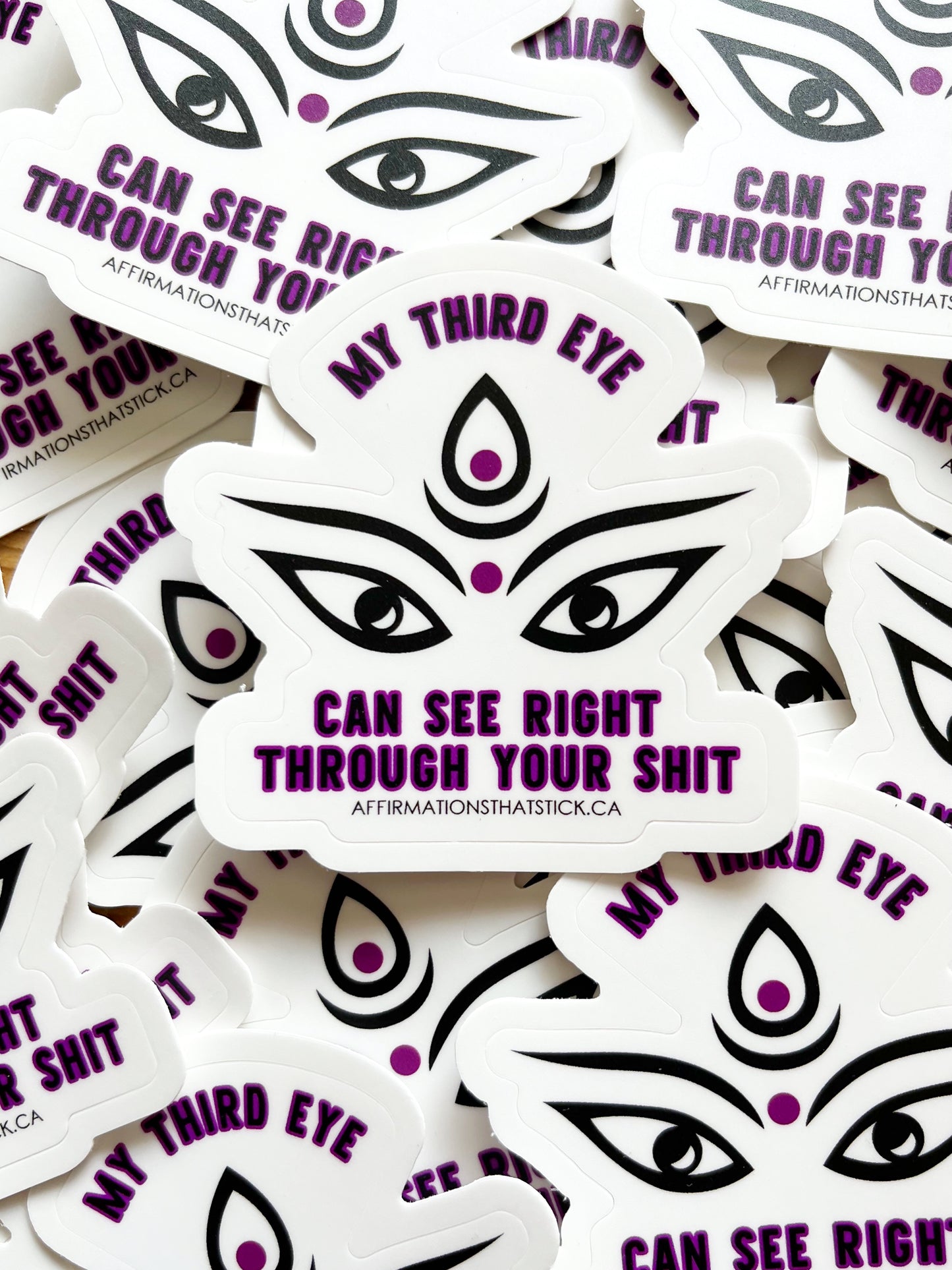 Third eye Affirmation Sticker-Affirmations That Stick CA