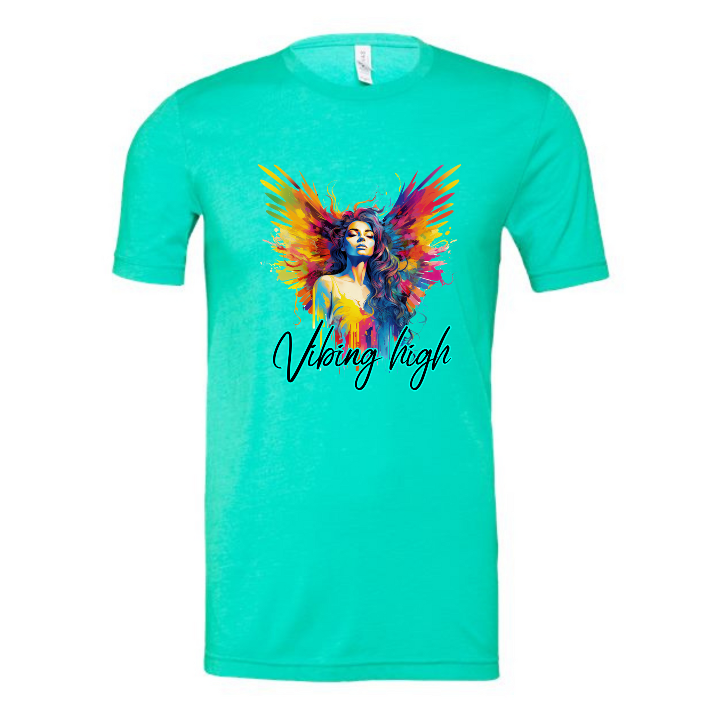 Vibing High Affirmation T Shirt-Affirmations That Stick CA