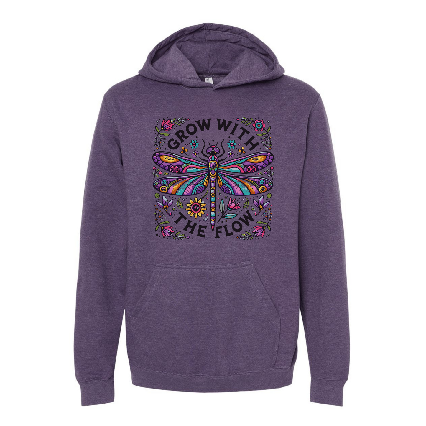 Grow with the flow Affirmation Hoodie-Affirmations That Stick CA