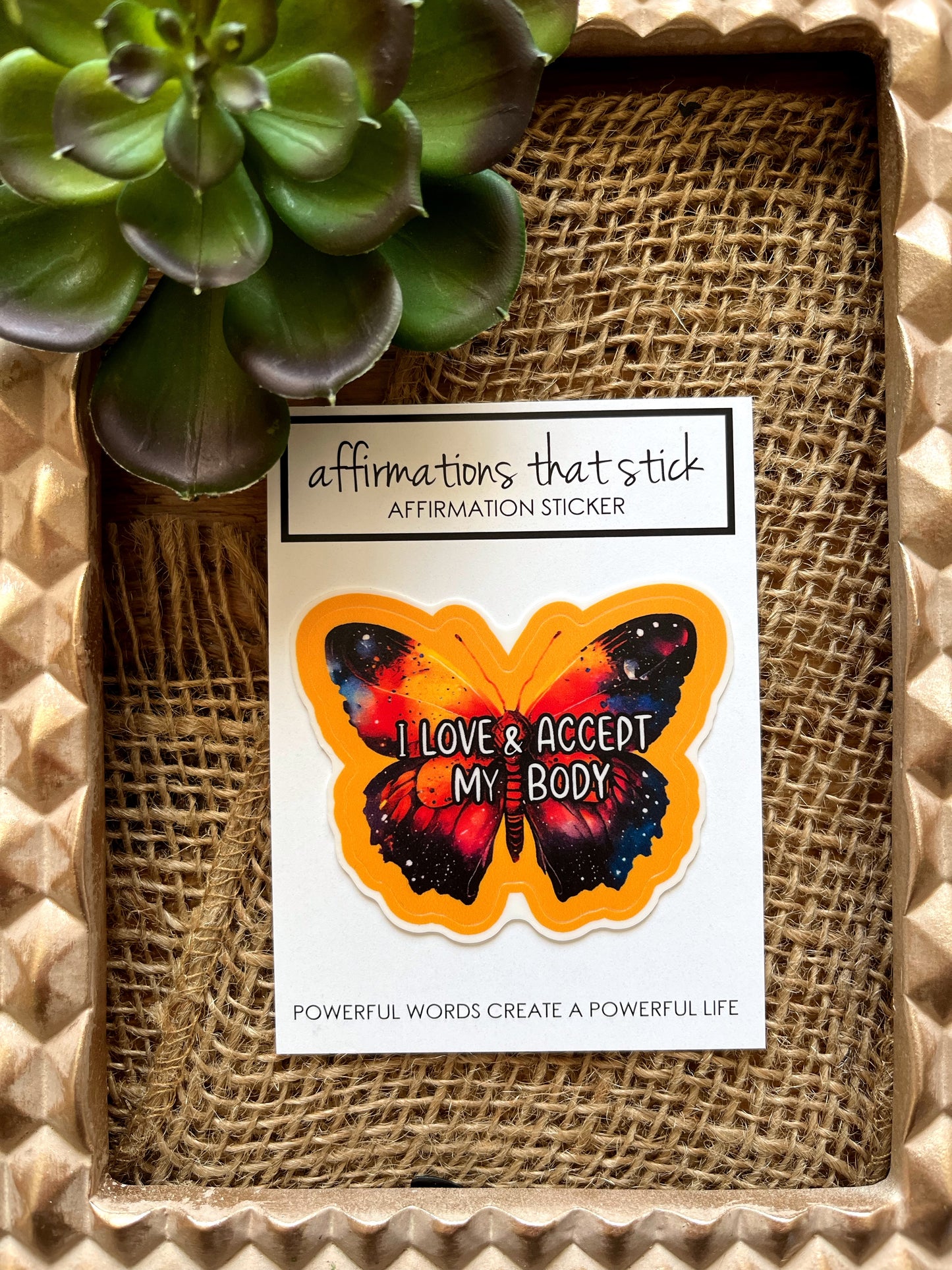 Love my body Affirmation Sticker-Affirmations That Stick CA