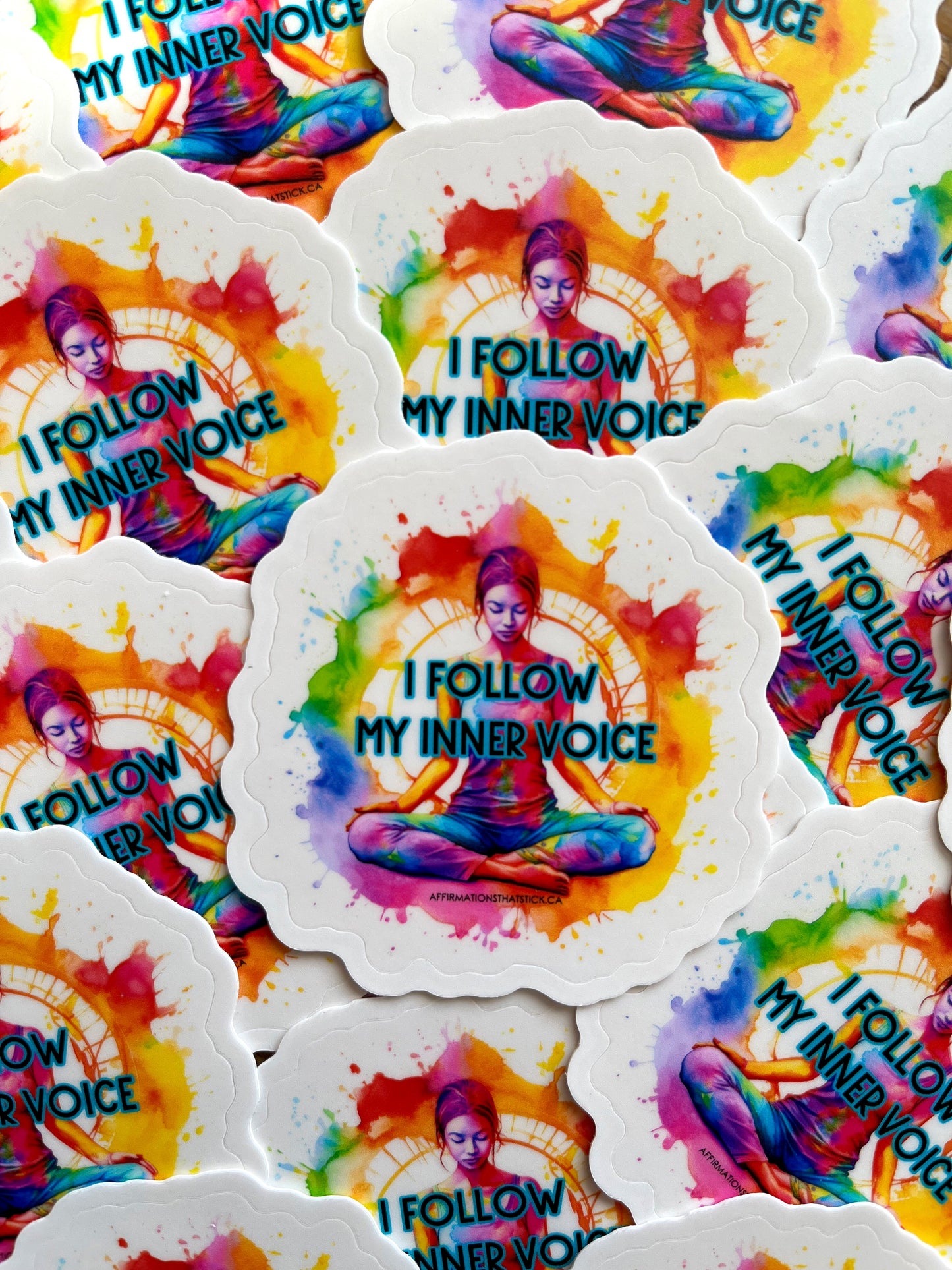 Inner Voice Affirmation Sticker-Affirmations That Stick CA