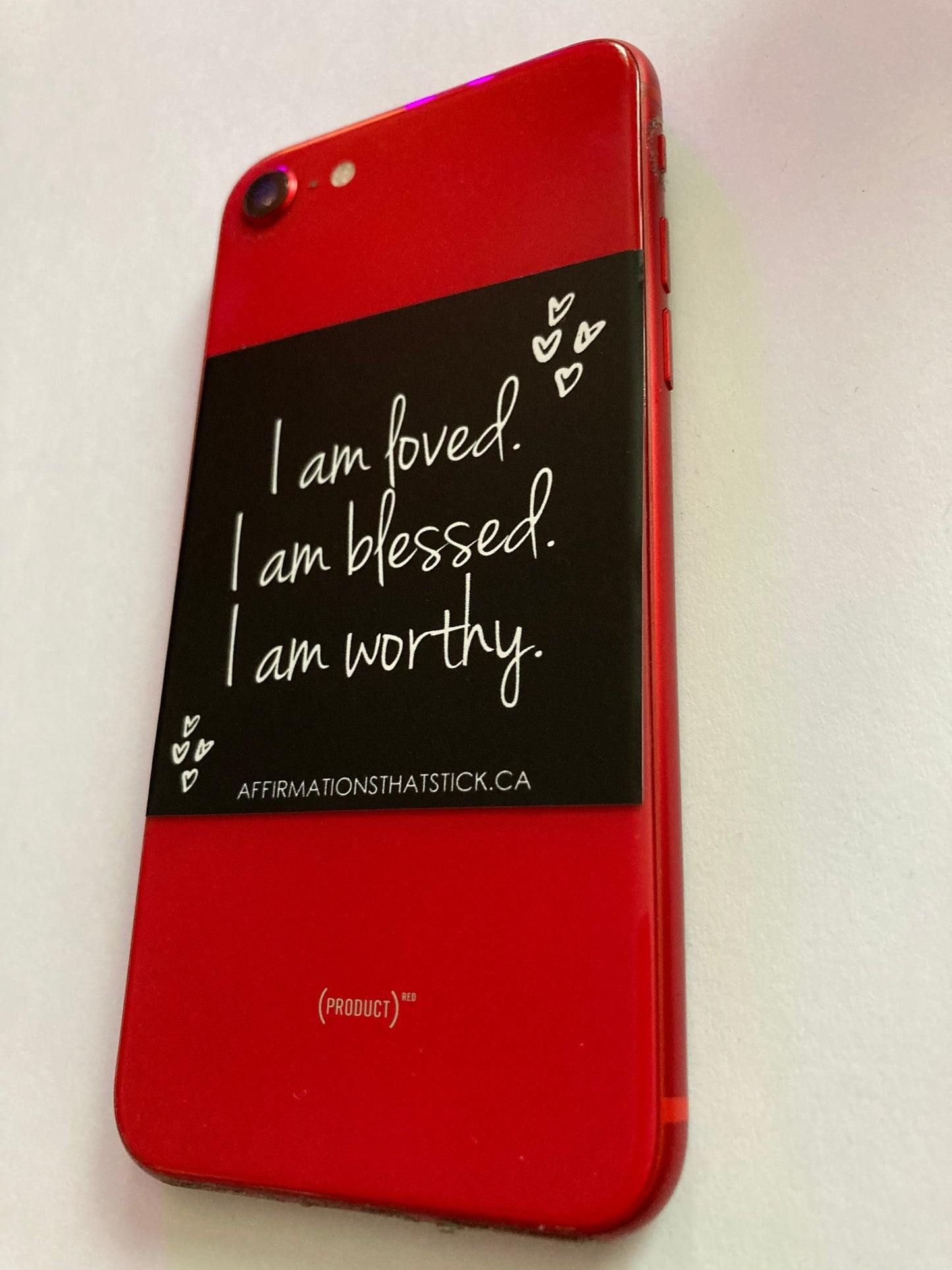 Loved Blessed Worthy Affirmation Sticker-Affirmations That Stick CA