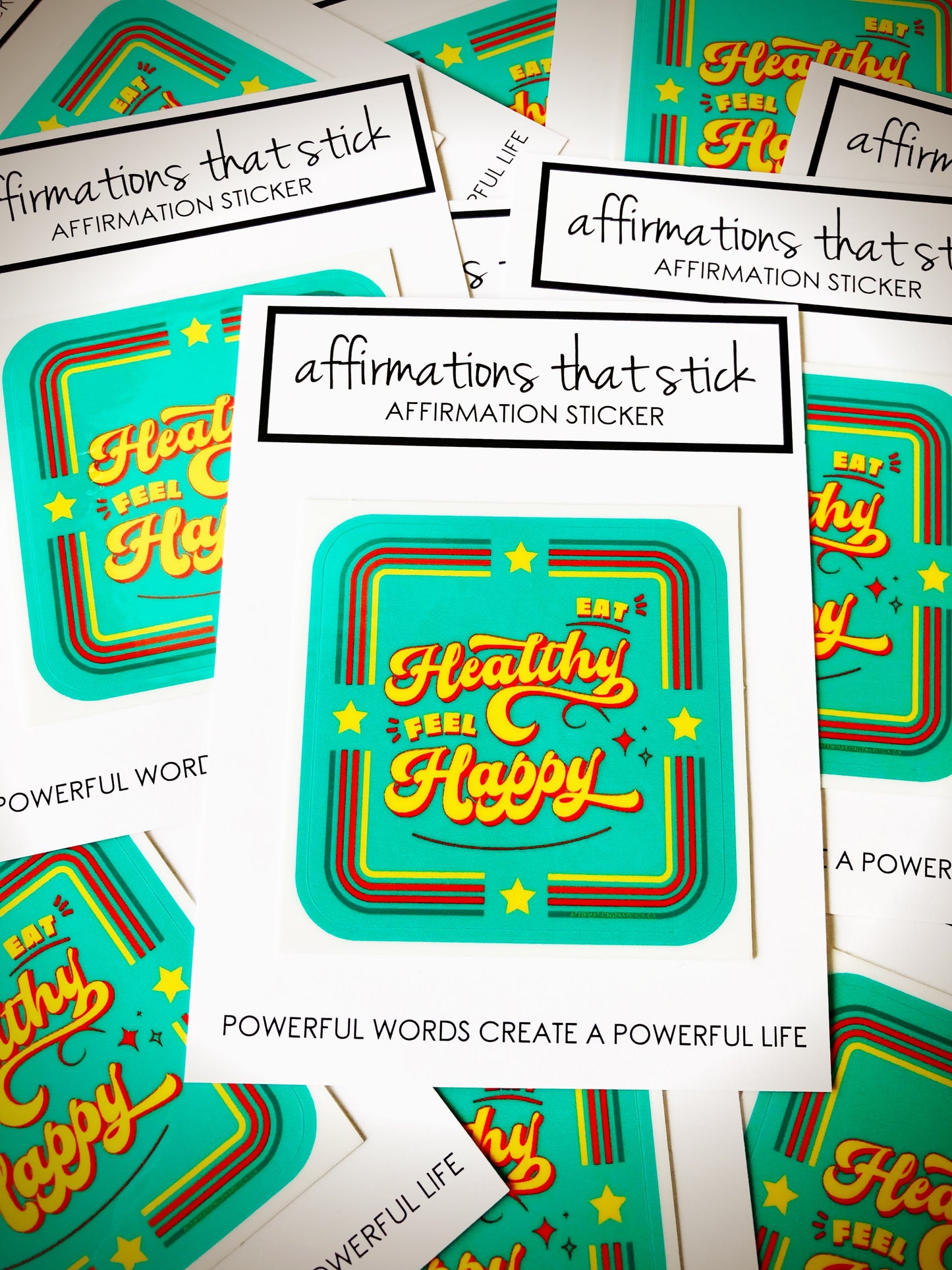 Eat Healthy Affirmation Sticker-Affirmations That Stick CA