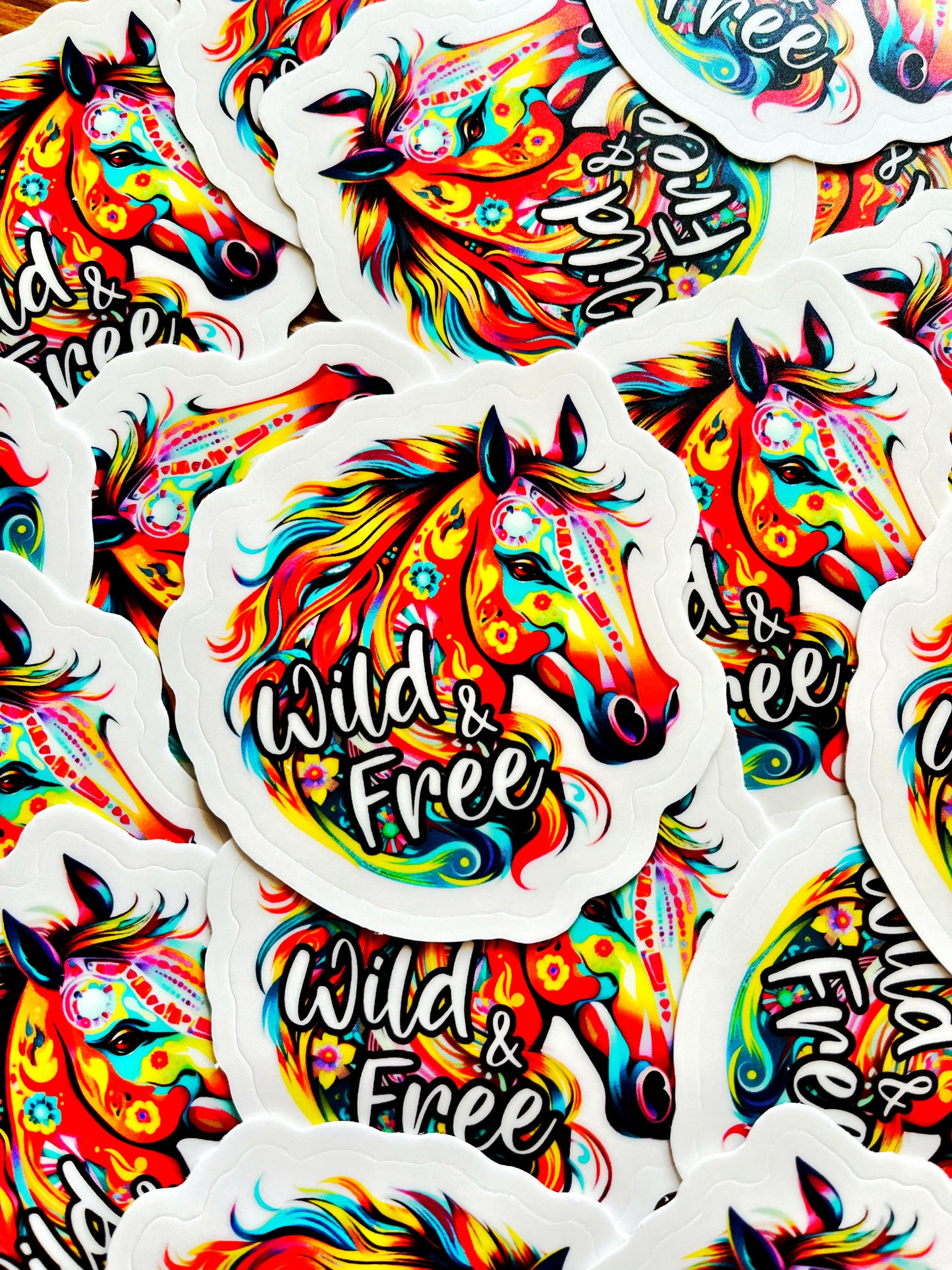 Wild & Free Affirmation Sticker-Affirmations That Stick CA