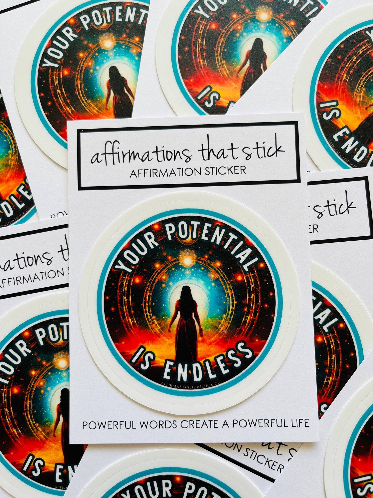Endless Potential Affirmation Sticker-Affirmations That Stick CA