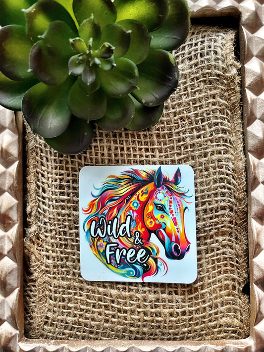 Wild & Free Affirmation Magnet-Affirmations That Stick CA