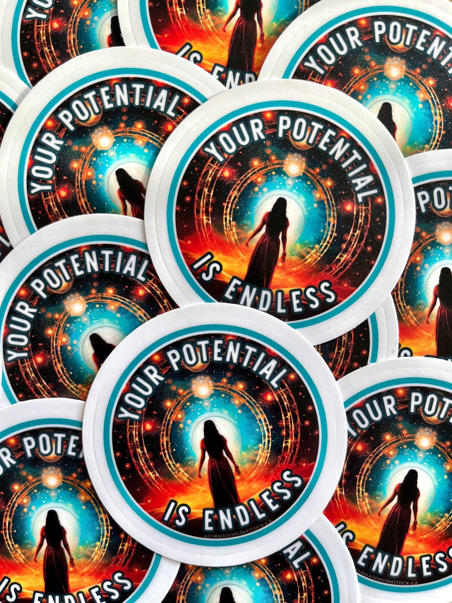 Endless Potential Affirmation Sticker-Affirmations That Stick CA