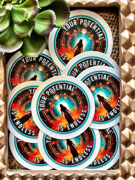 Endless Potential Affirmation Sticker-Affirmations That Stick CA