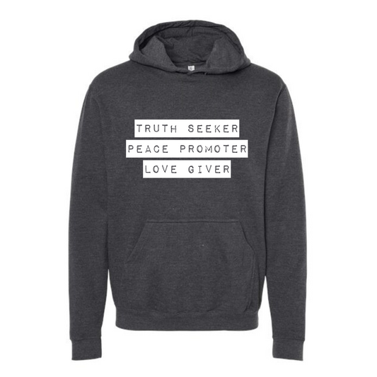 Truth Seeker Affirmation Hoodie-Affirmations That Stick CA