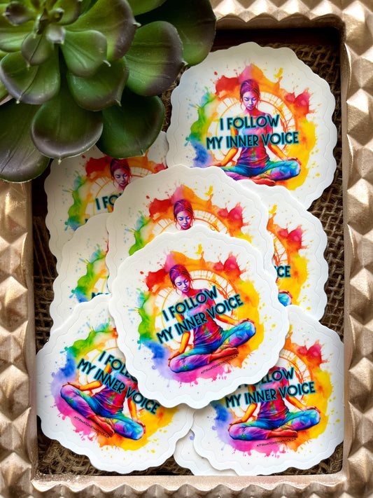 Inner Voice Affirmation Sticker-Affirmations That Stick CA
