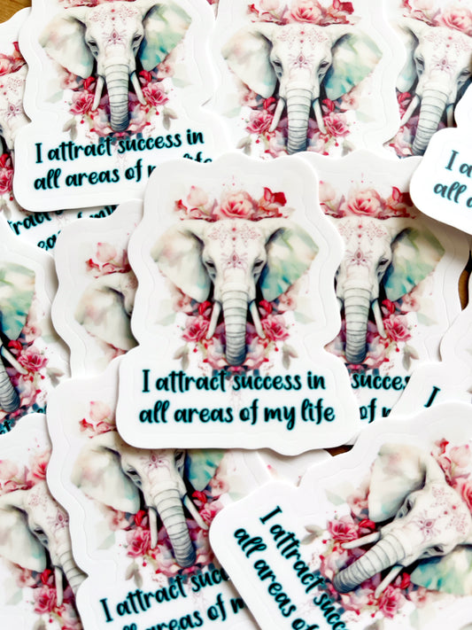 Success Affirmation Sticker-Affirmations That Stick CA