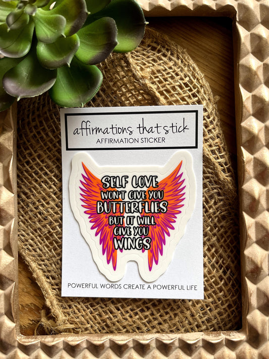 Self Love Affirmation Sticker-Affirmations That Stick CA
