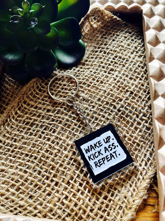 Wake up Affirmation Keychain-Affirmations That Stick CA