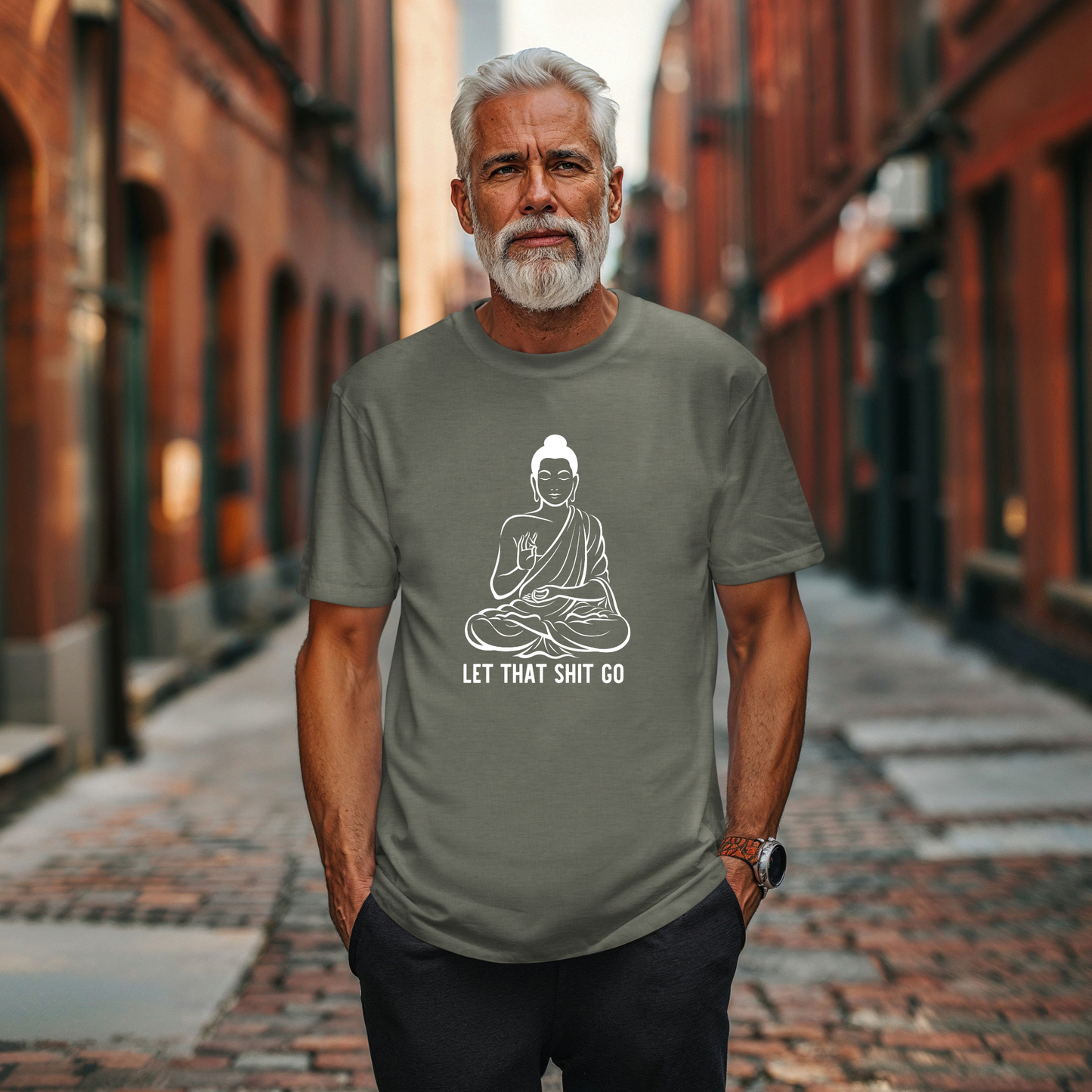 Let that Shit go Affirmation T Shirt-Affirmations That Stick CA