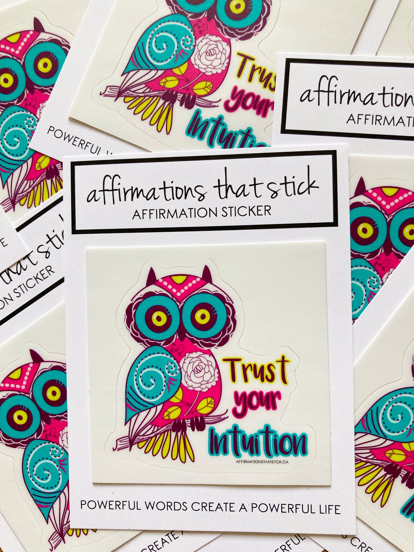 Trust your Intuition Affirmation Sticker-Affirmations That Stick CA