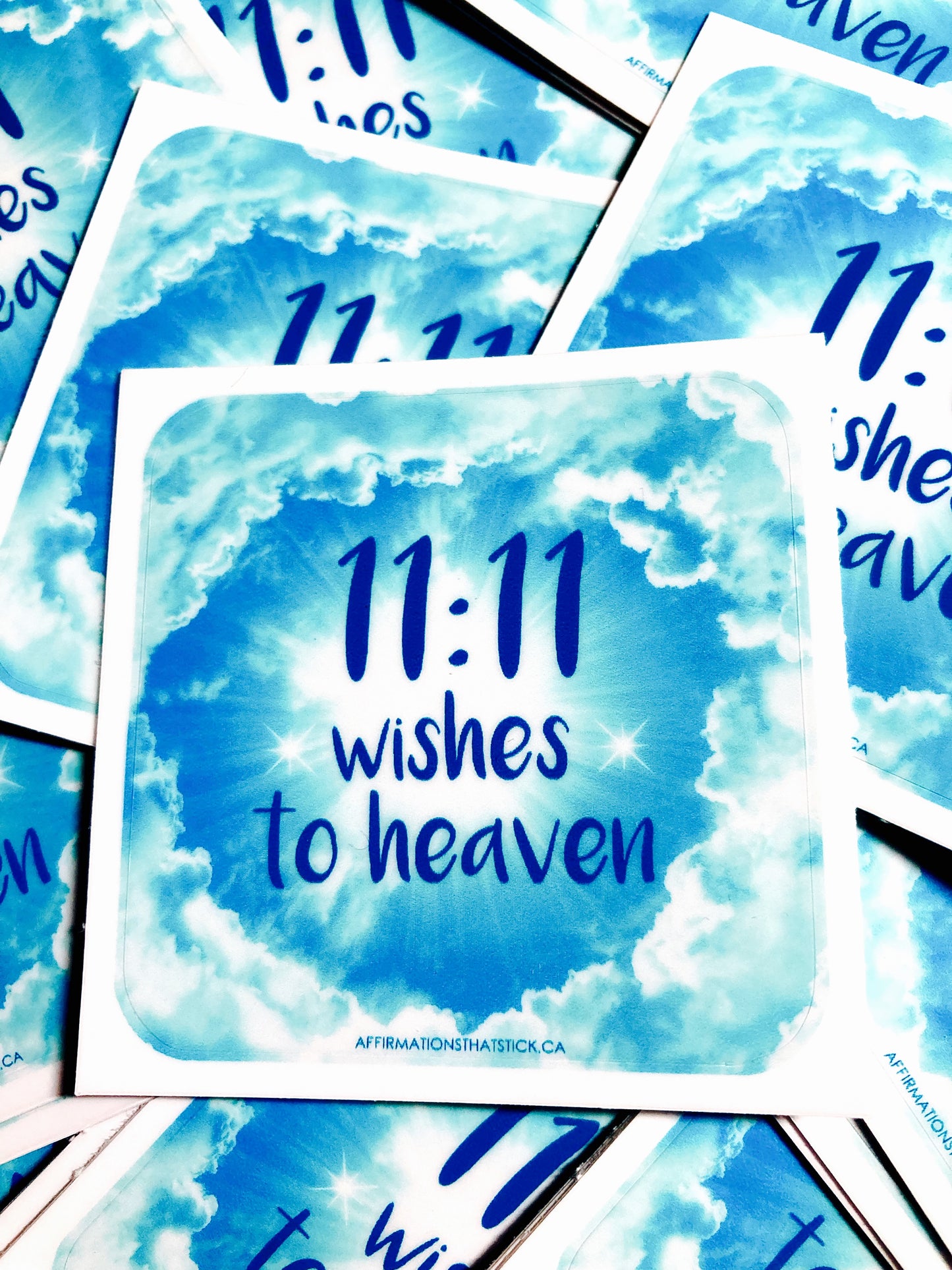 11 11 Affirmation Sticker-Affirmations That Stick CA