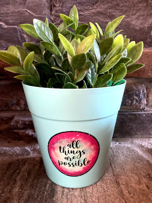 All Things are possible Affirmation Sticker-Affirmations That Stick CA