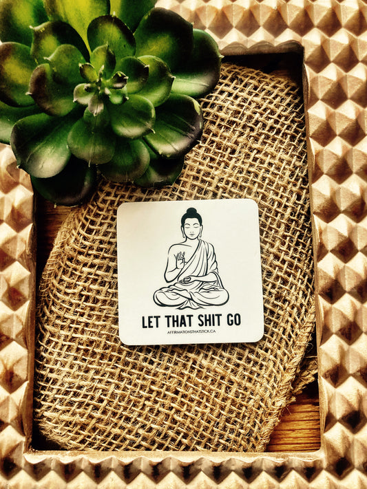 Let That Shit Go Affirmation Magnet-Affirmations That Stick CA